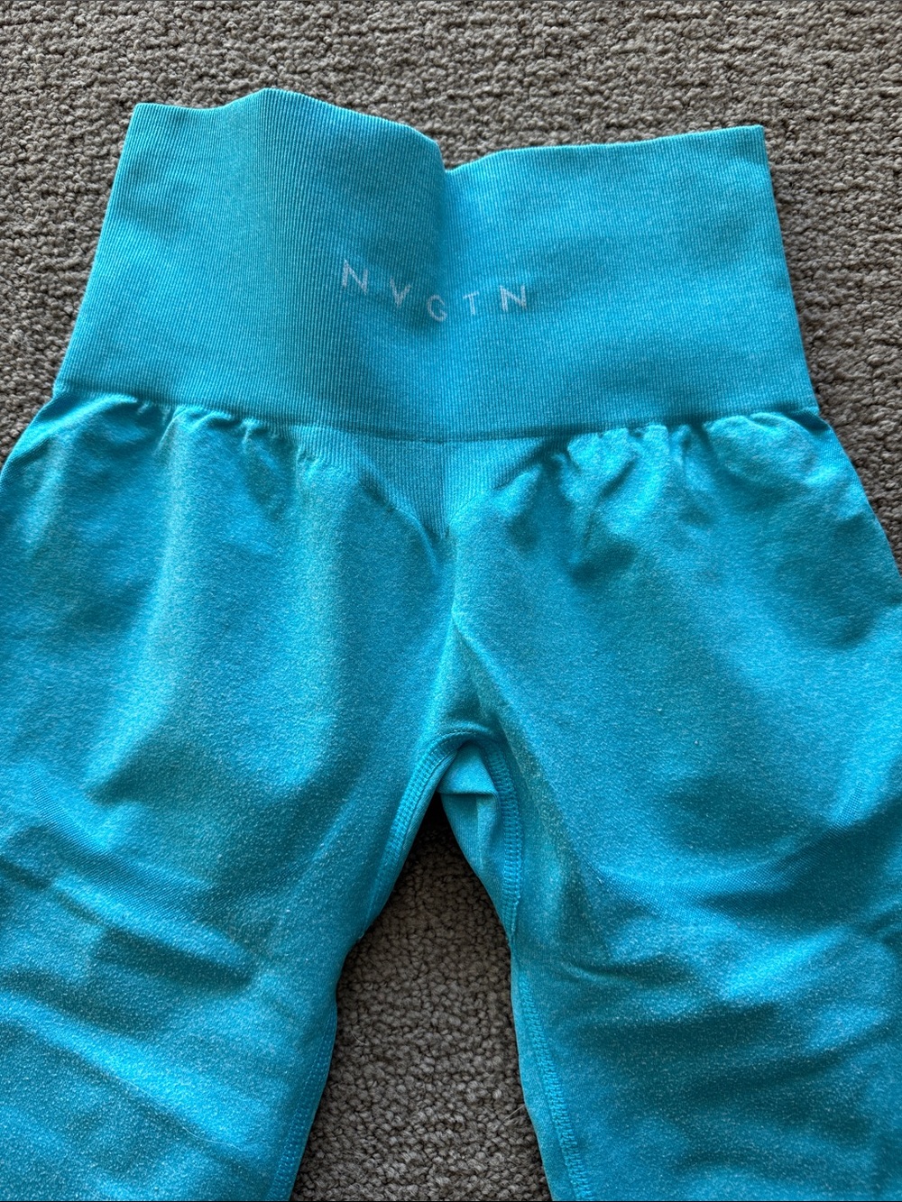 NVGTN teal leggings XS